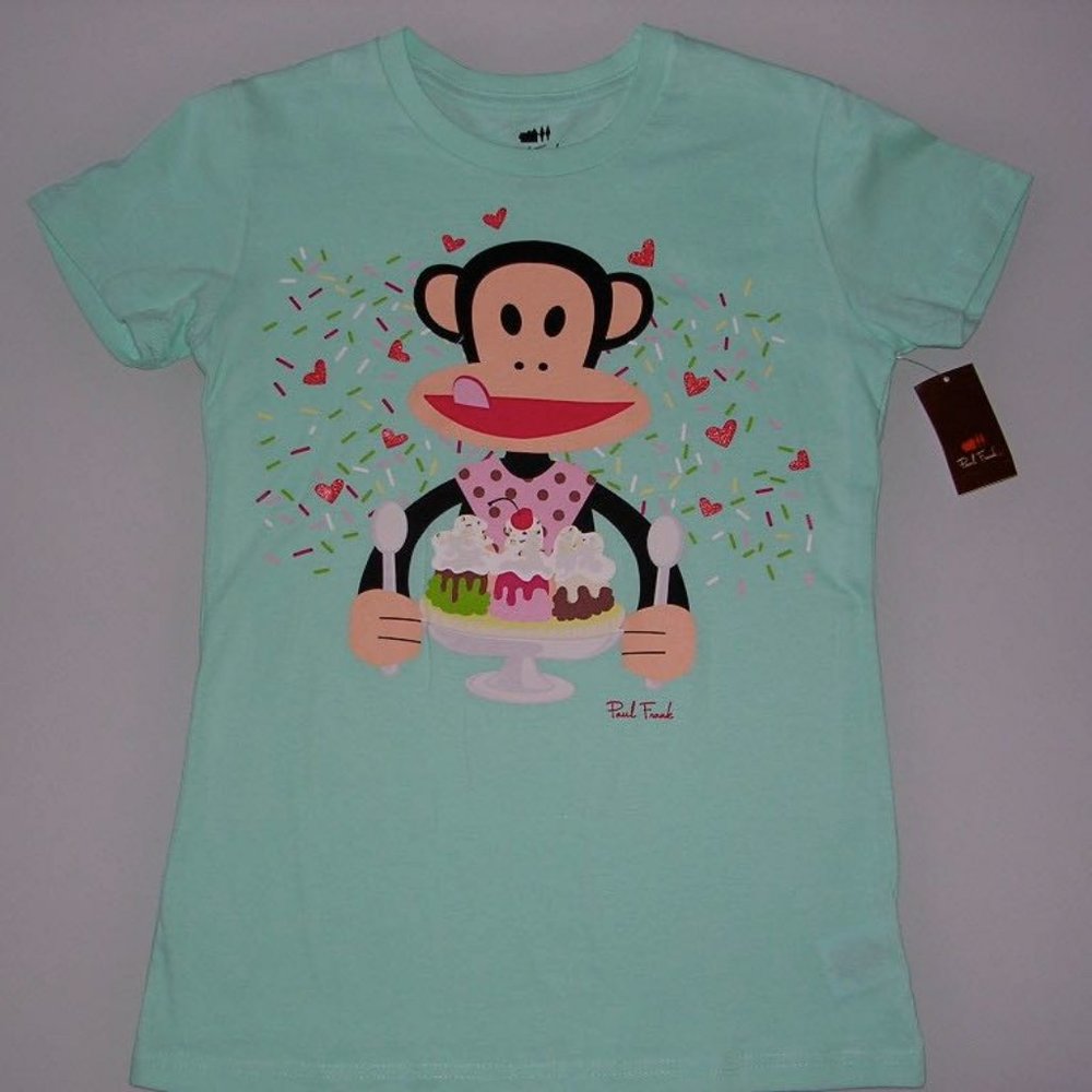 GENUINE PAUL FRANK BANANA SPLIT JULIUS T-SHIRT MINT